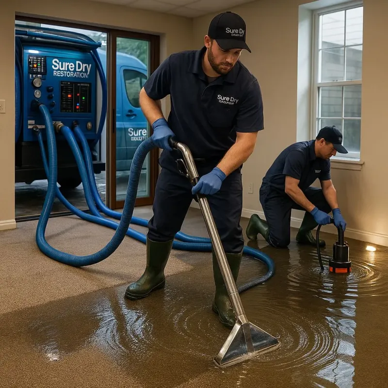Water Extraction and Removal process in Center Harbor, NH